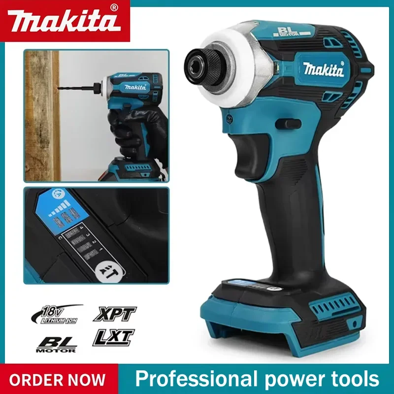 

Makita DTD171 Brushless Impact Driver Rechargeable Screwdriver Drills Cordless Power Tools 18V BL Motor Bare Tool Unit
