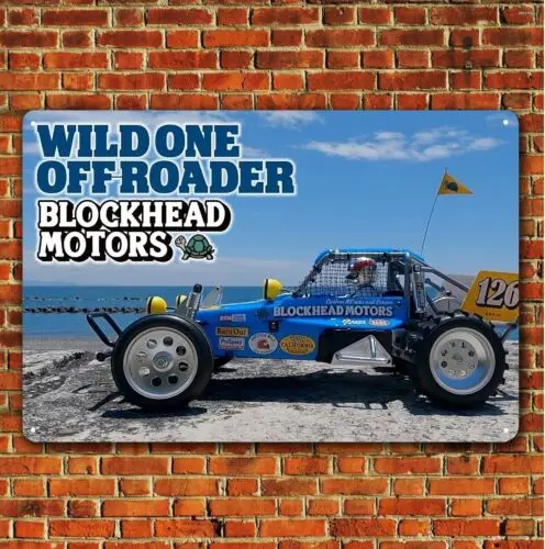 Tamiya Wild One Metal Poster - Vintage Rc Car Tin Sign - 20x30cm Plaque