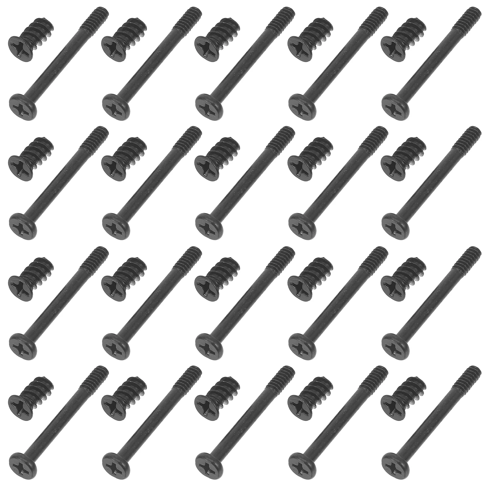 

60 Pcs Case Fan Screw Kit 30 Long 30 Short Premium Material Chassis Fan Laptop Computer Grill Flat Head Self Tapping Universal