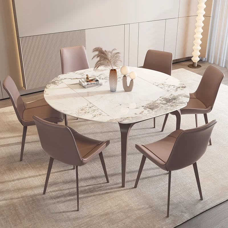 Hallway Luxury Dining Table Extendable Kitchen Conference Mobile Dining Table Modern Mesas De Jantar Living Room Furniture