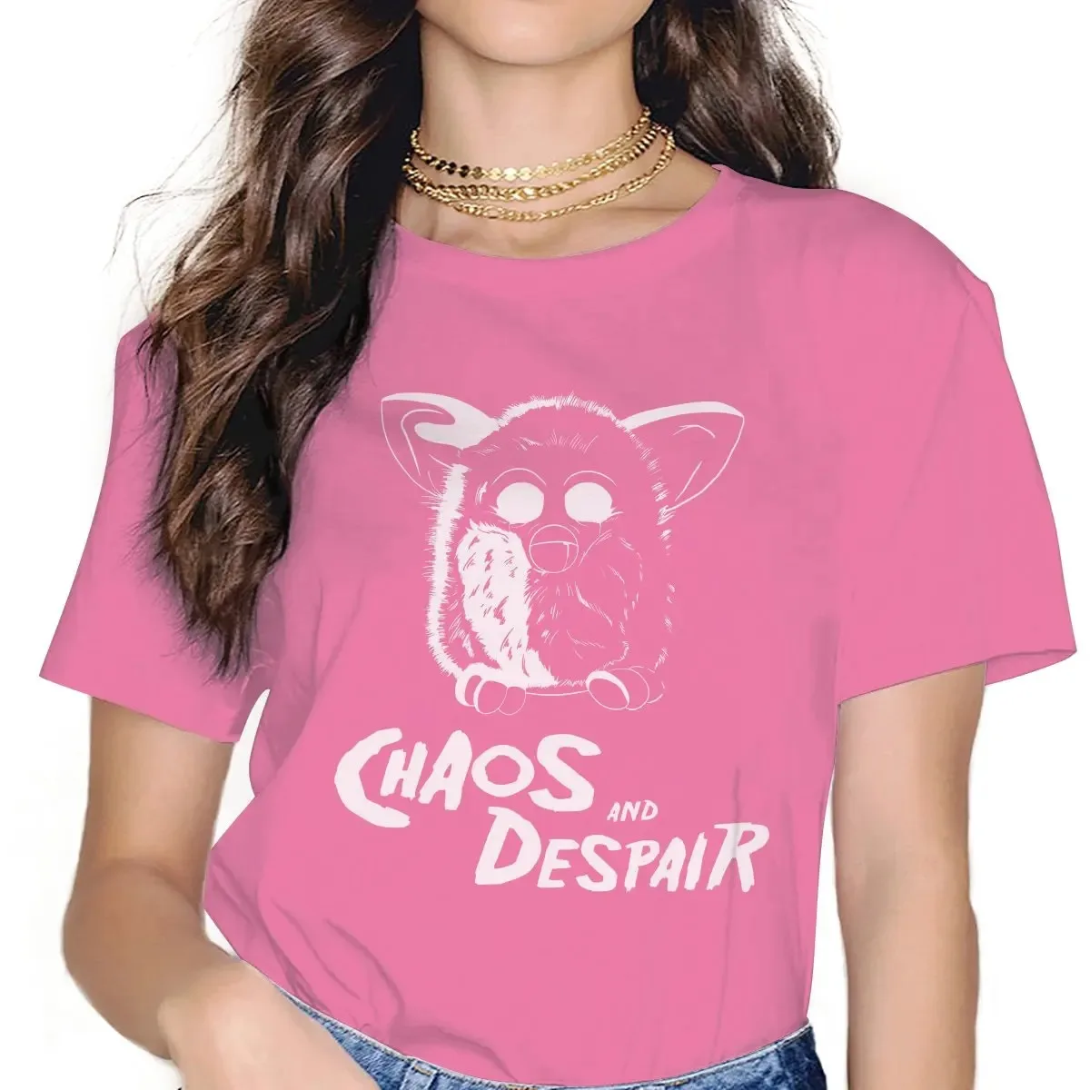 Devil Furby C Unique TShirt for Girl Devil Comfortable Creative Graphic T Shirt Stuff 4XL Hot Sale