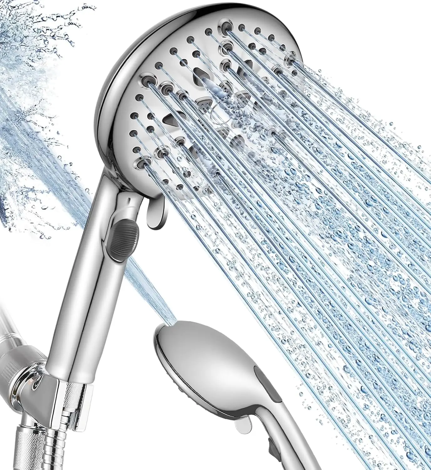 

Cobbe Shower Head, 9 Functions High Pressure Shower Head With Handheld, Built-in Pause Mode & Power Wash, Non-Clogging Nozzles H