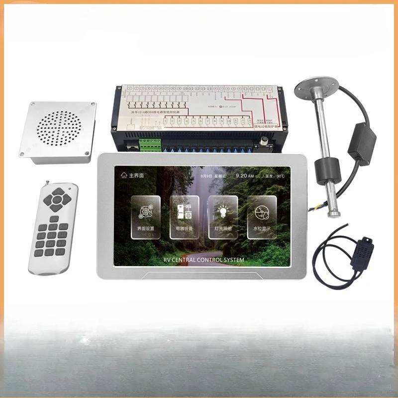 

RV touch screen control LCD screen 7 inch 10 inch offline voice control remote control
