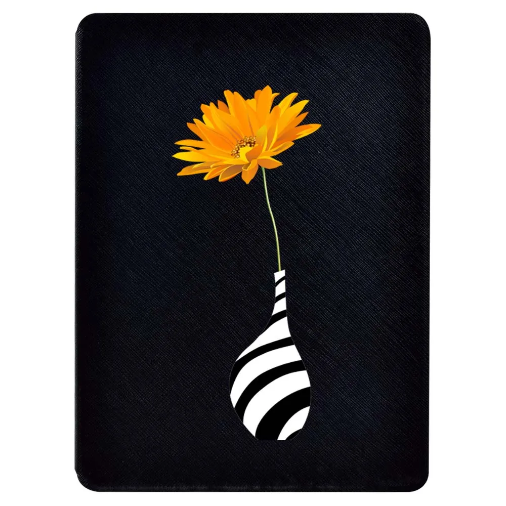 Tablet Stand Case para Paperwhite 5 (11ª Geração), Kindle 10ª, Kindle 8ª Geração, Paperwhite 4, Paperwhite 1, 2, 3, Margarida Padrão Série Capa