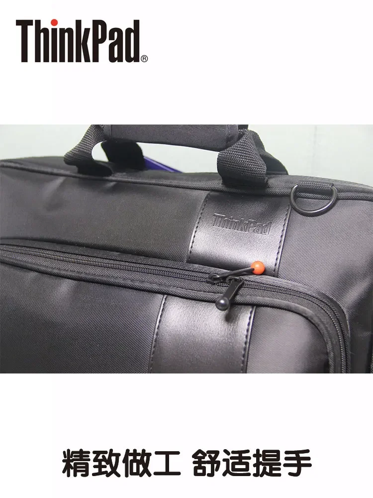 Imagem -04 - Lenovo-thinkpad Bolsa para Computador Portátil Ombro Único Portátil Pasta Multifuncional 156 Autêntico Original 30r5017