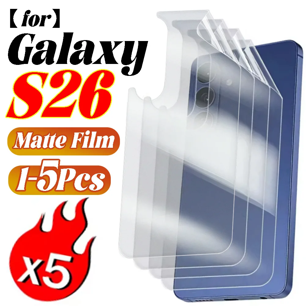 

1/2/3/5 шт. матовая гидрогелевая пленка для Galaxy S26 Ultra, защитная пленка для экрана, мягкая пленка для задней панели, не стекло, для Samsung Galaxy S26 Plus