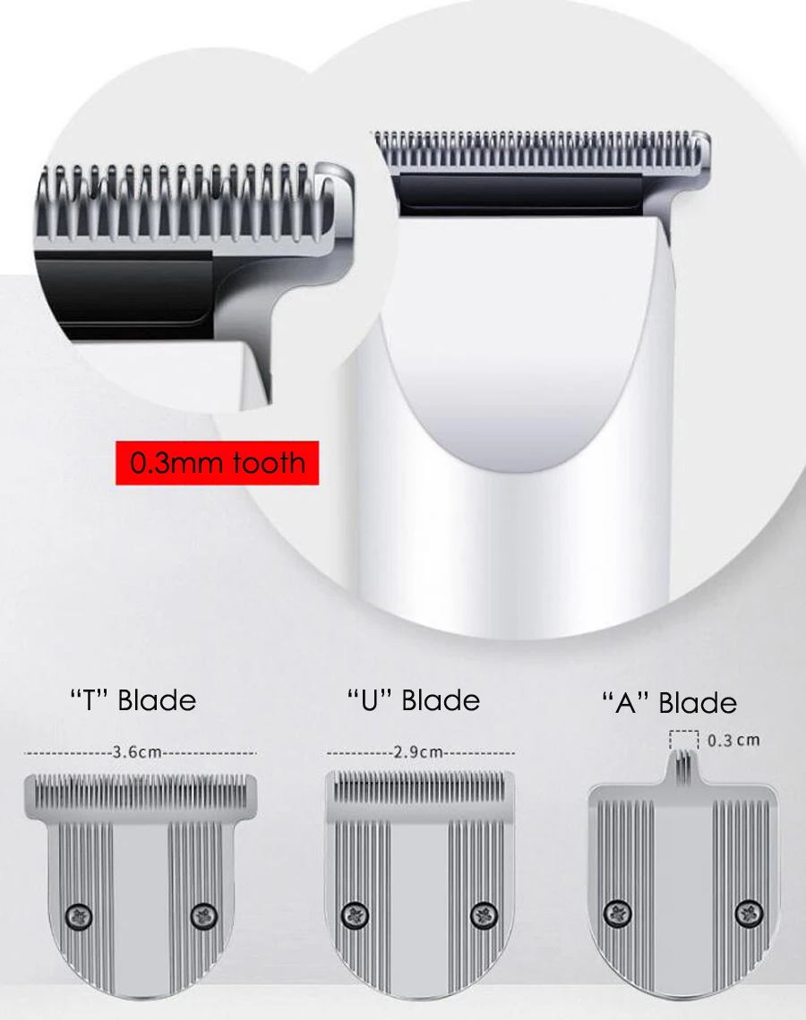 BTM Mini Professional Lettering Hair Trimmer Rechargeable Hair Clipper for Men Electric Razor Barber Hair Cutting Machine