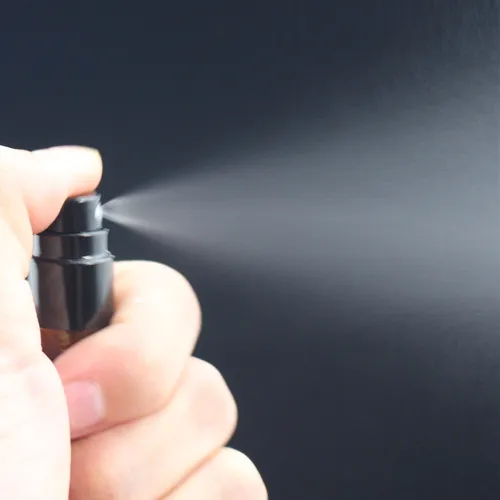 Imagen 2 del producto Botella vacía de vidrio para Perfume, atomizador rellenable, viales de vidrio ámbar, 30/100 piezas, 2ml, 3ml, 5ml, 10ml