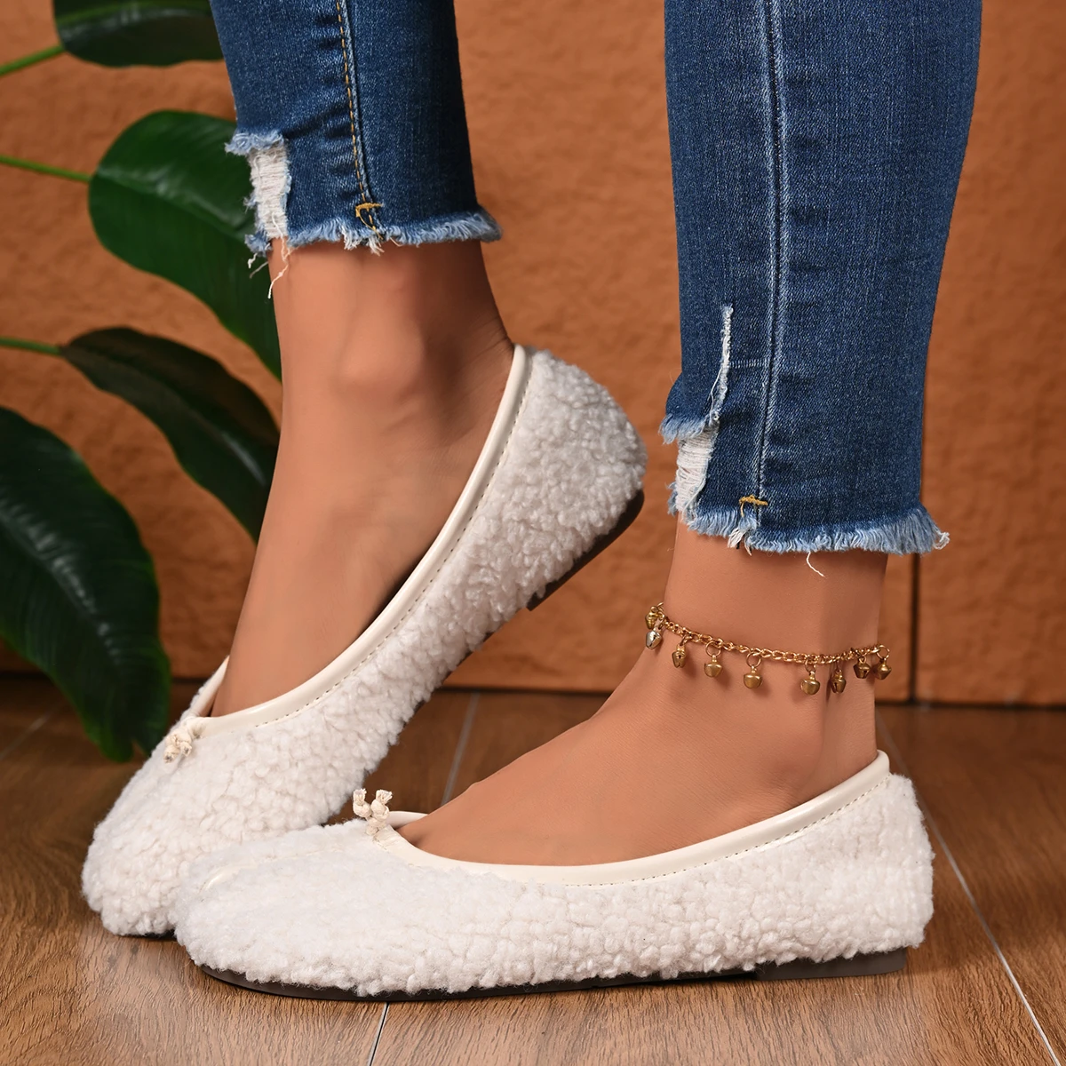 المرأة حذاء مسطح غير رسمي في الهواء الطلق إسفين إسفين الكعوب أحذية رياضية النساء الرجعية العميق الفم منصة مكتب المتسكعون النساء Zapatos De Mujer #3