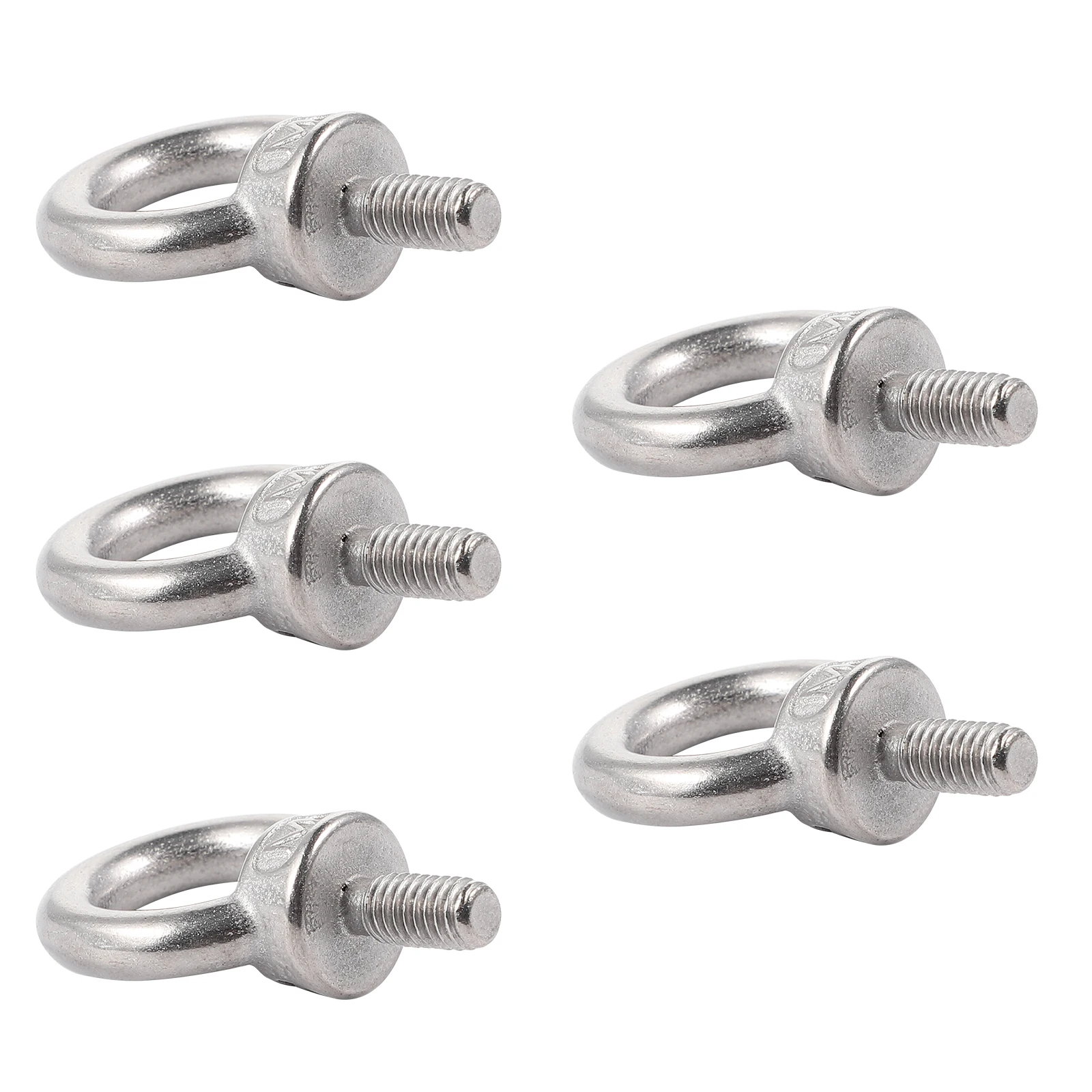 

Stainless Steel Ring Nut Eyelets Lifting Device Parts Heavy Duty Threaded Hook Component Corrosion Resistant for Hanging