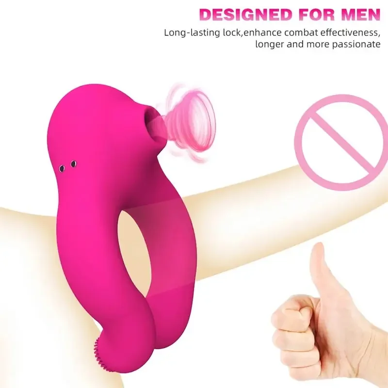 Jouets sexuels mains libres pour hommes et femmes, anneau vibrant injuste pour couple, Pene, Godemichets, vibromasseur de mastication débutante