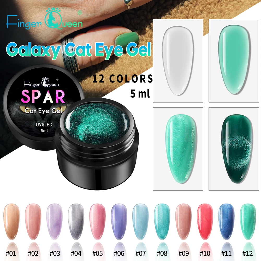 5Ml Cat Eye Magnetische Gel Nagellak Glanzende Glitter Gel Lak Semi-Permanent Weken Van Uv Led Lak Manicure Nail Art