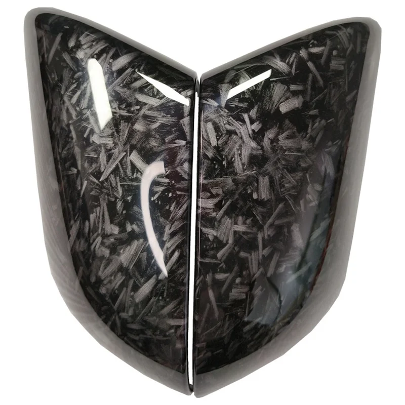 

Car Rear Mirror Cover Cap For Tesla Model 3 Water Transfer Forging Pattern Rearview Mirror Shell