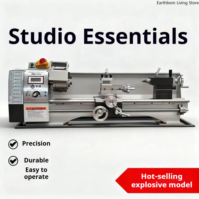 

Precise Metal's Mini Lathe Multi-functional Thickened Body Mini Lathe Stable Secure Commercial Machinery Mini Draaibank ZY60XXCC