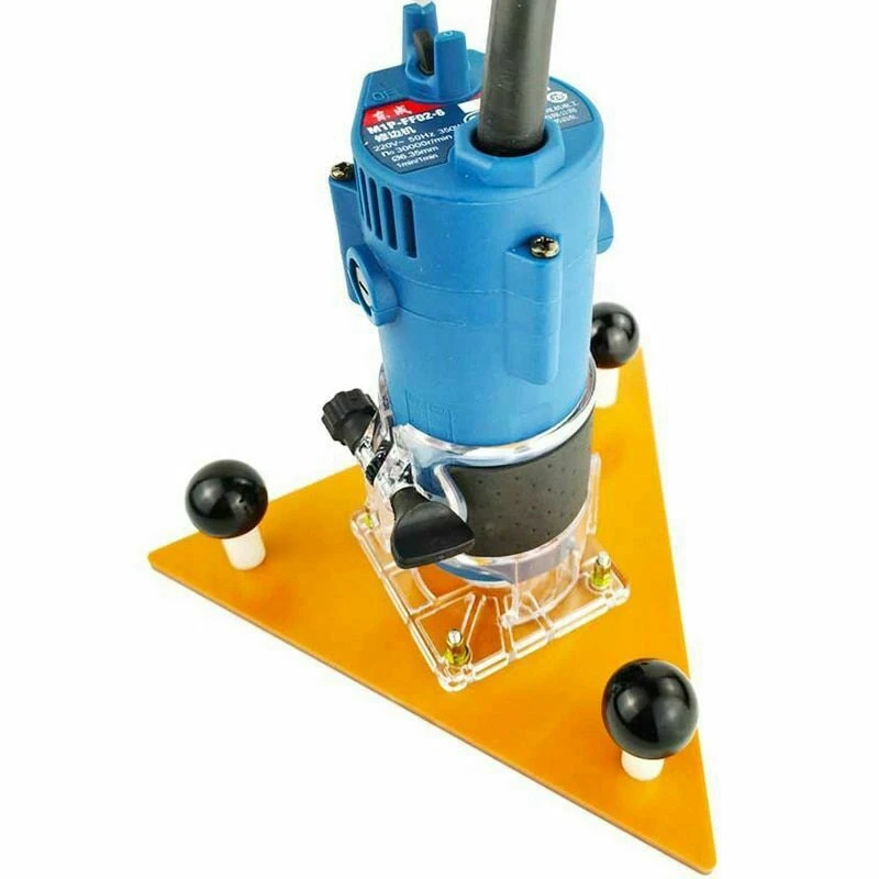 Máquina de corte com Balance Board, Tabela Guia, Fresagem de madeira elétrica, Triple-encurralado Slotting, Chamfering para Woodworking