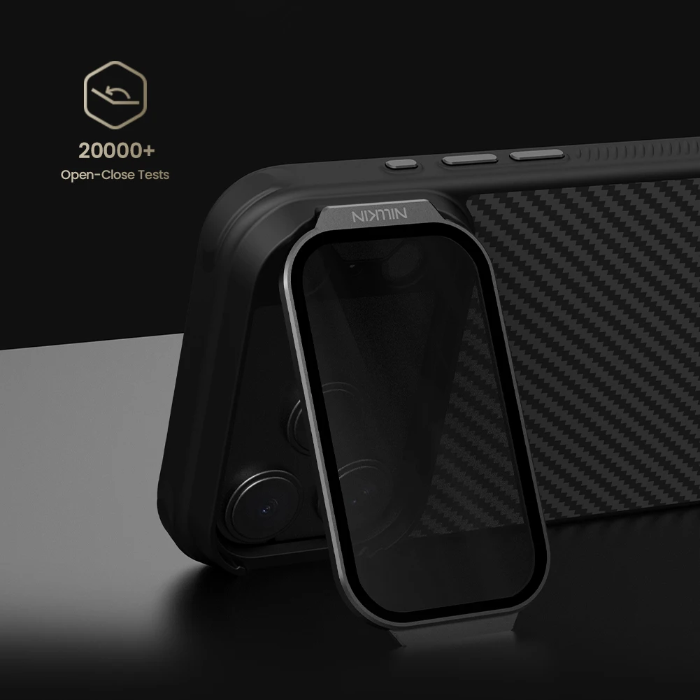 

For iPhone 17 Pro Max / 17 Pro case CarboProp Aramid Fiber Case with Stand Camera Case for Magnetic Lens Protection Cover