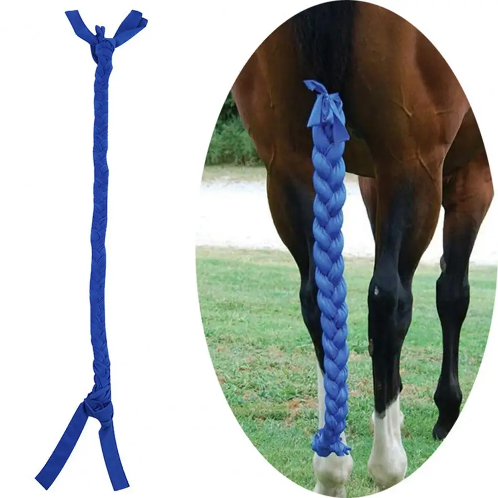 Horsetail Bag Anti-flies Anti Mosquito Braid Horse Tail Protective Bag Equestrian Supplies Tail Cover Protector With Fringe