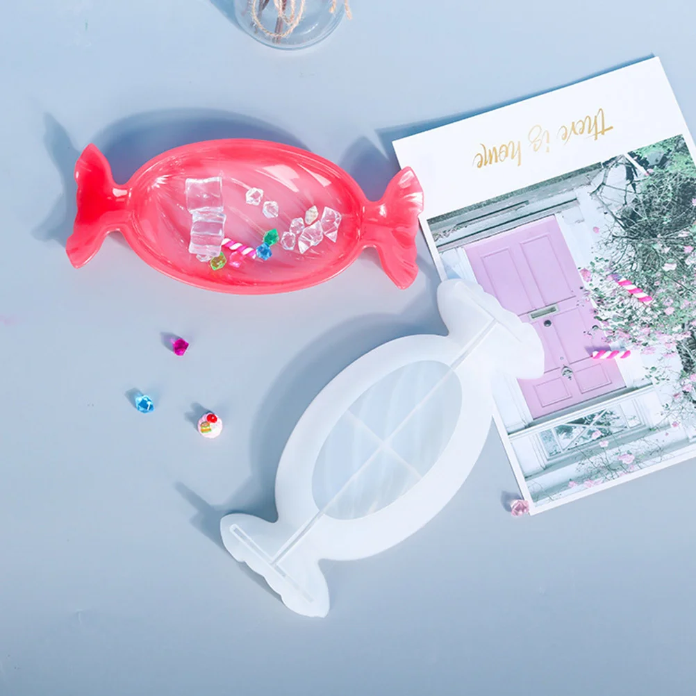 

1Pcs Silicone Mold Candy Dish DIY Manual Tool Ecofriendly Nonstick Easy Separate Clean Creative Projects Candy Plate Mold