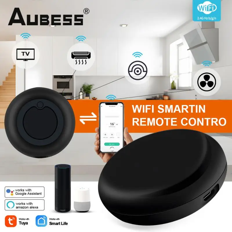 

Wifi Ir Remote Control Seamless Connectivity Smart Home Control Smart Life App Integration Easy-to-use Smart Wireless Tuya