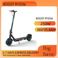 BOGIST M1Elite Folding City Electric Scooter, 250W Power Motor E-Scooter, 36V 15Ah Battery, 8.5 Inch Adult Escooter