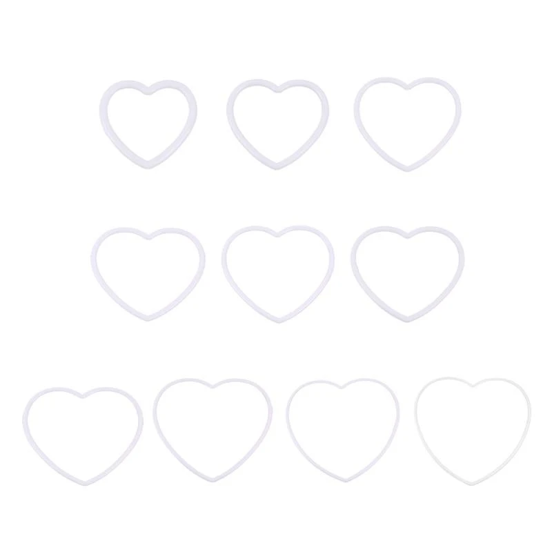 Simple Dreamcatcher Accessorio Love Heart a forma plastica a forma gioielli fai -da -te che producono C7AC
