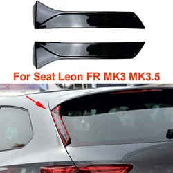 Car Rear Window Trim Lip Spoiler For Seat Leon 5F FR Mk3 MK3.5 2013‑2021 Rear Roof Wing Side Edge Tail Flap Rear Trunk Trim