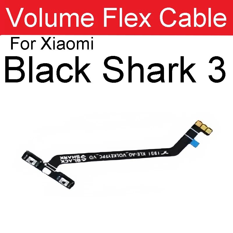 Power Key Volume Control Side Button Flex Cable Ribbon For Xiaomi Black Shark 1 2 3 3S 4 BlackShark 2 3 4 4s Pro Side Key Repair