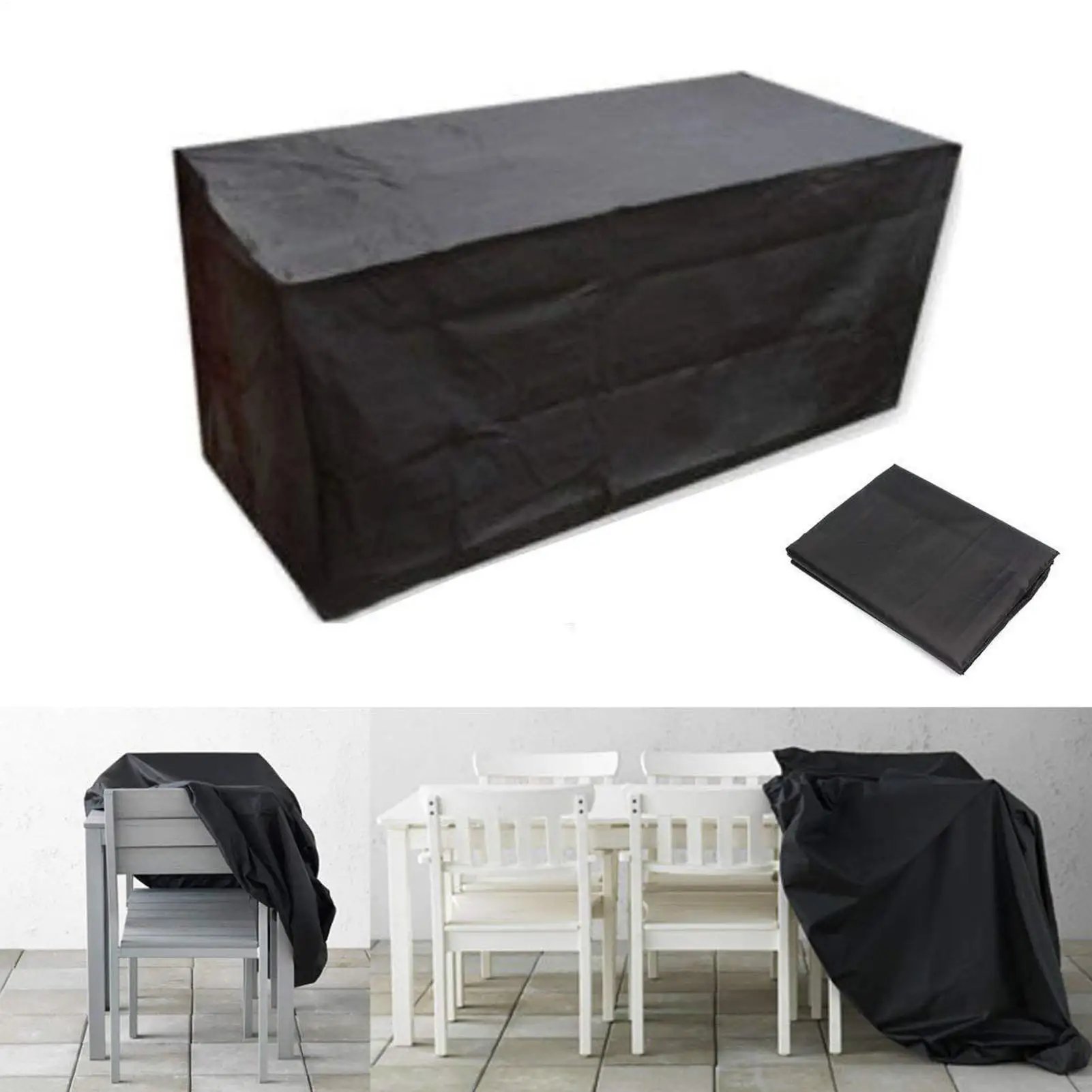 

Outdoor Couch Cover Rectangular Waterproof Protector Heavy Duty Oxford Cover For Outdoor For Garden Yard Backyard Farm Lawn