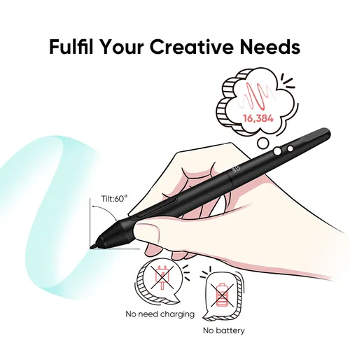 Imagen 2 del producto XPPen 7*4,3 pulgadas 16K nivel de presión tableta gráfica Deco Mini7 V2 tableta de dibujo Digital 8 teclas para Android Mac Windows Chrome