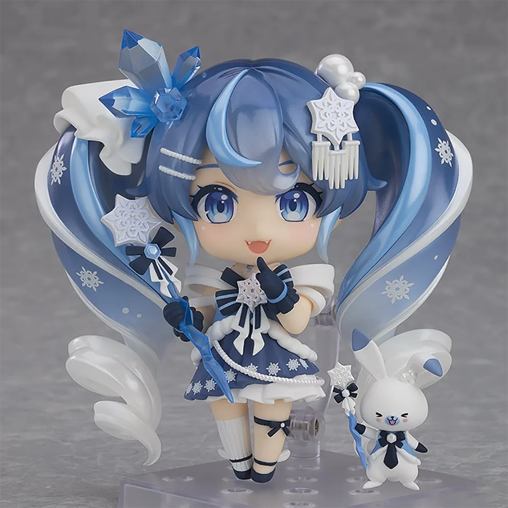 Оригинальный GSC 2643 Hatsune Miku (Снег, Crystal Snow Ver.) Q-версия аниме-фигурка каваи, экшн-фигурка, сборная модель, в наличии