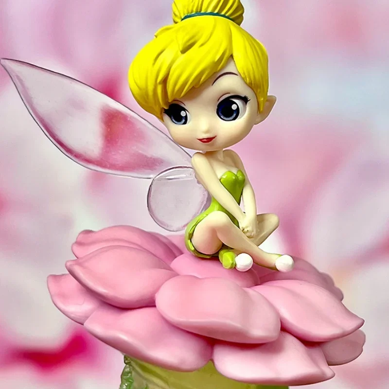 Bandai Q Edition Disney Princess Tinker Bell Ice And Snow Strange Love Elsa Ariel Belle Snow White Mermaid Mulan Cute Toy Doll