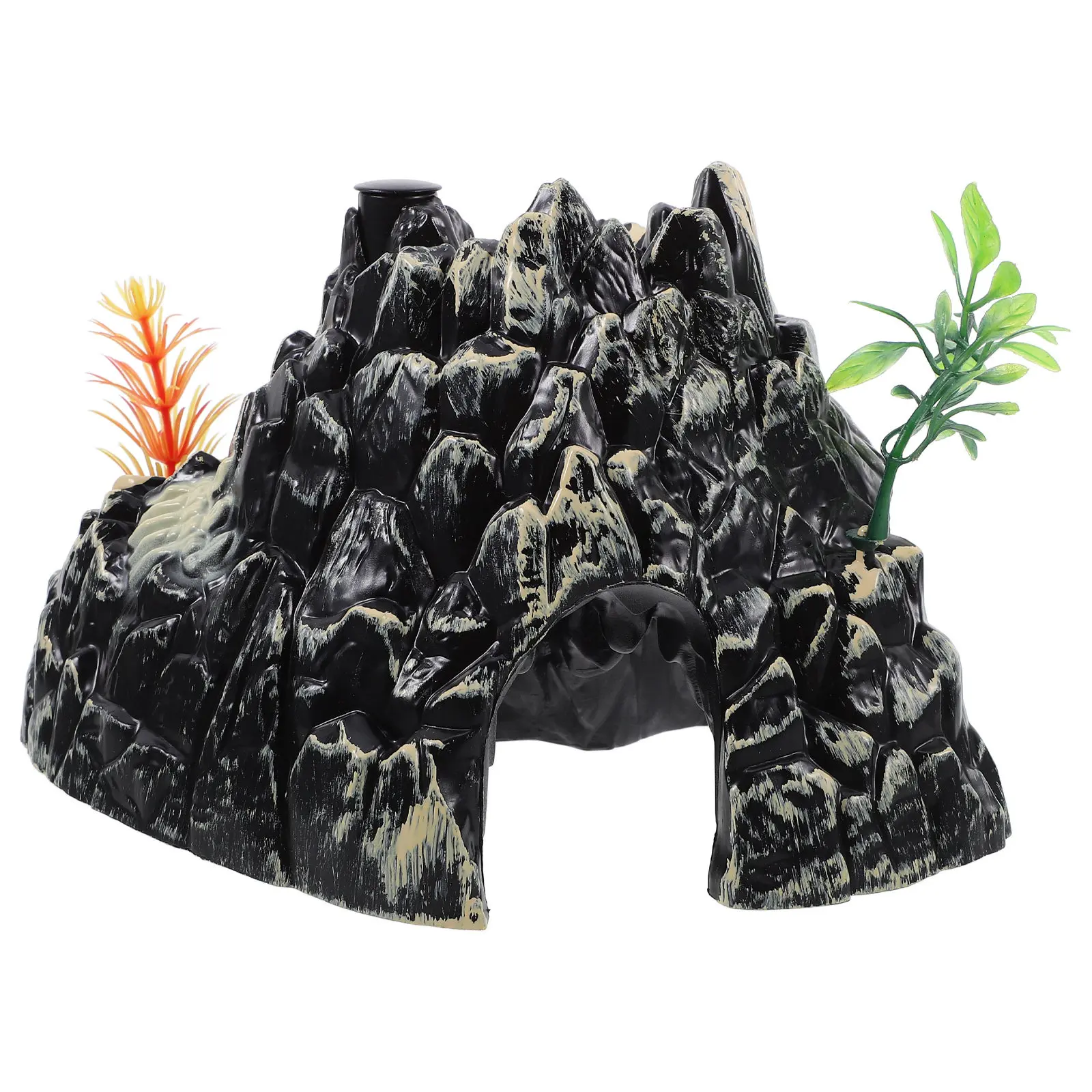 

Electric Volcano Simulation Mist Spray Lights Dinosaur Sounds Realistic Volcanic Eruption Scene Landscape Decoration Desktop