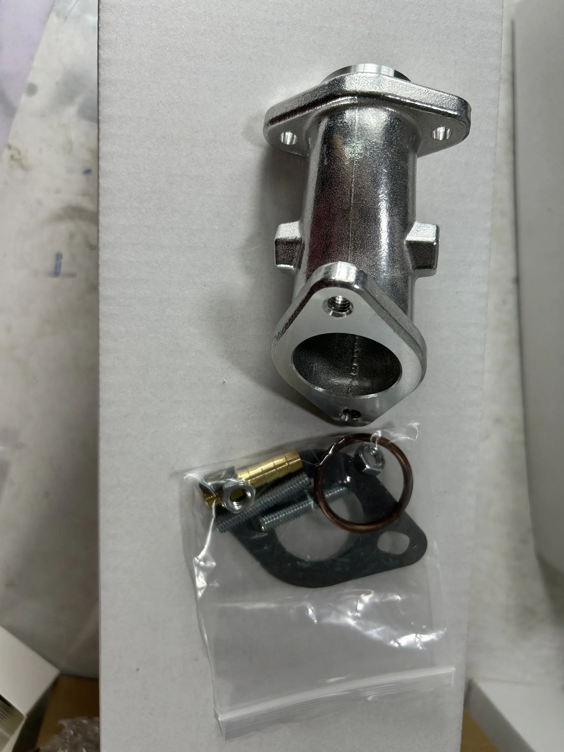 Coletor de Admissão SherryBerg para EMPI Solex para VW Kit de Coletor de Porta Única com Ferragens - 34 ICT/EPC - Tipo 1 e 3 Carburador