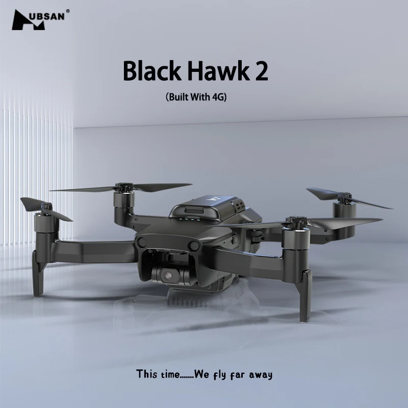 Hubsan Black Hawk 2 GPS DRONE 4K Profesional photograph CMOS Gimbal Camera Brushless Motor RC Built in 4G Quadcopter