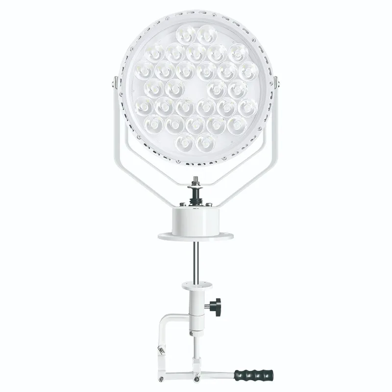 

200W Long Range Spotlight with 50W Flood Selectable LED Remote Control Marine Searchlight Strobe Emergency Light for Boat