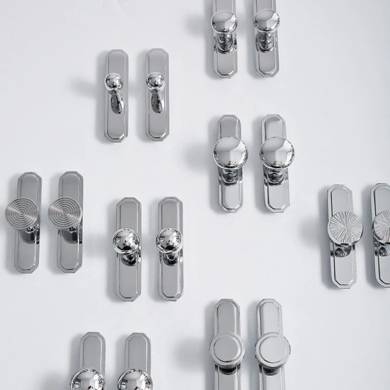 

Мебельная фурнитура: Ярко-хромированные серебристые ручки для дверей шкафов, спален, кухонь, гардеробов, обувниц, латунные ручки-кнопки для ящиков