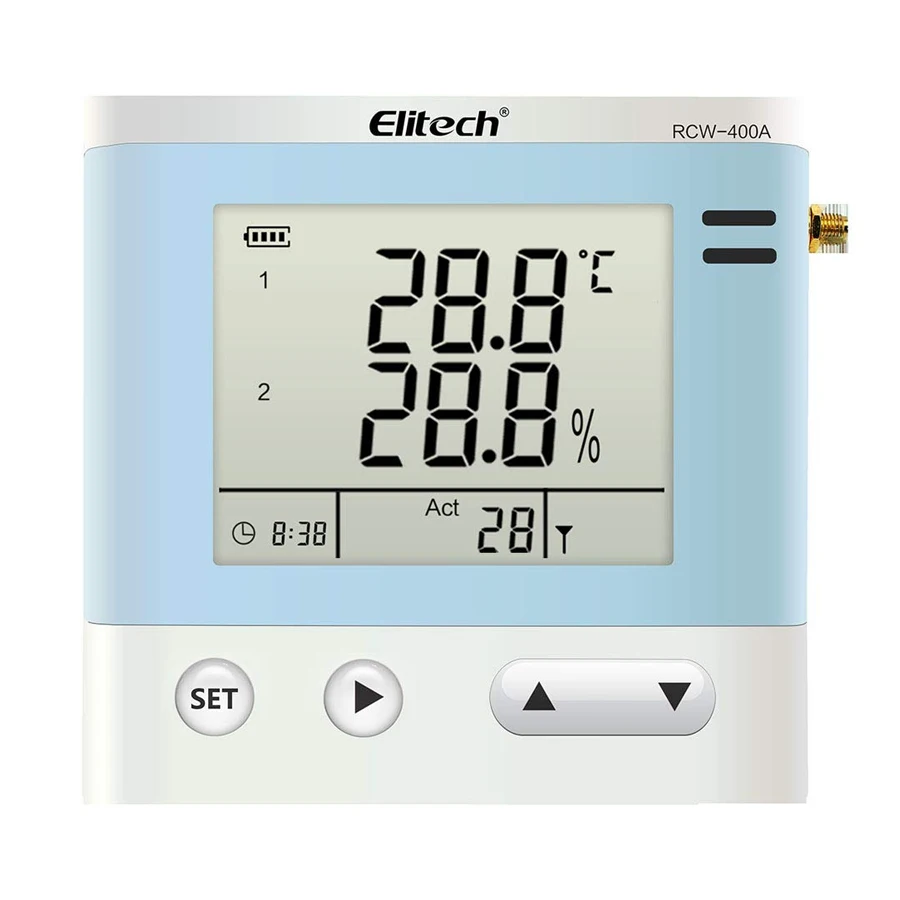 Elitech RCW-400A Wireless Temperature And Humidity Data Logger Recorder With Built-in 3G Technology