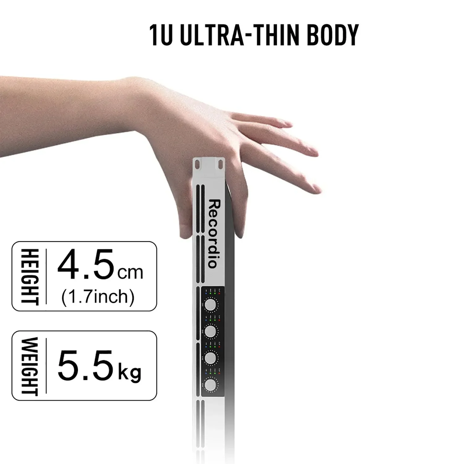 Amplificador de audio de alta potencia de grado doméstico de 4 canales