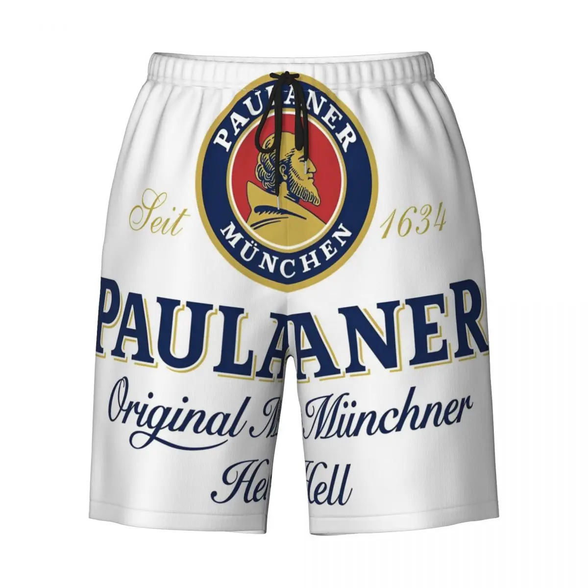 

Paulaner Spezi Board Shorts Summer Germany Soda Drink Casual Beach Shorts Man Sports Fitness Quick Dry Pattern Swimming Trunks