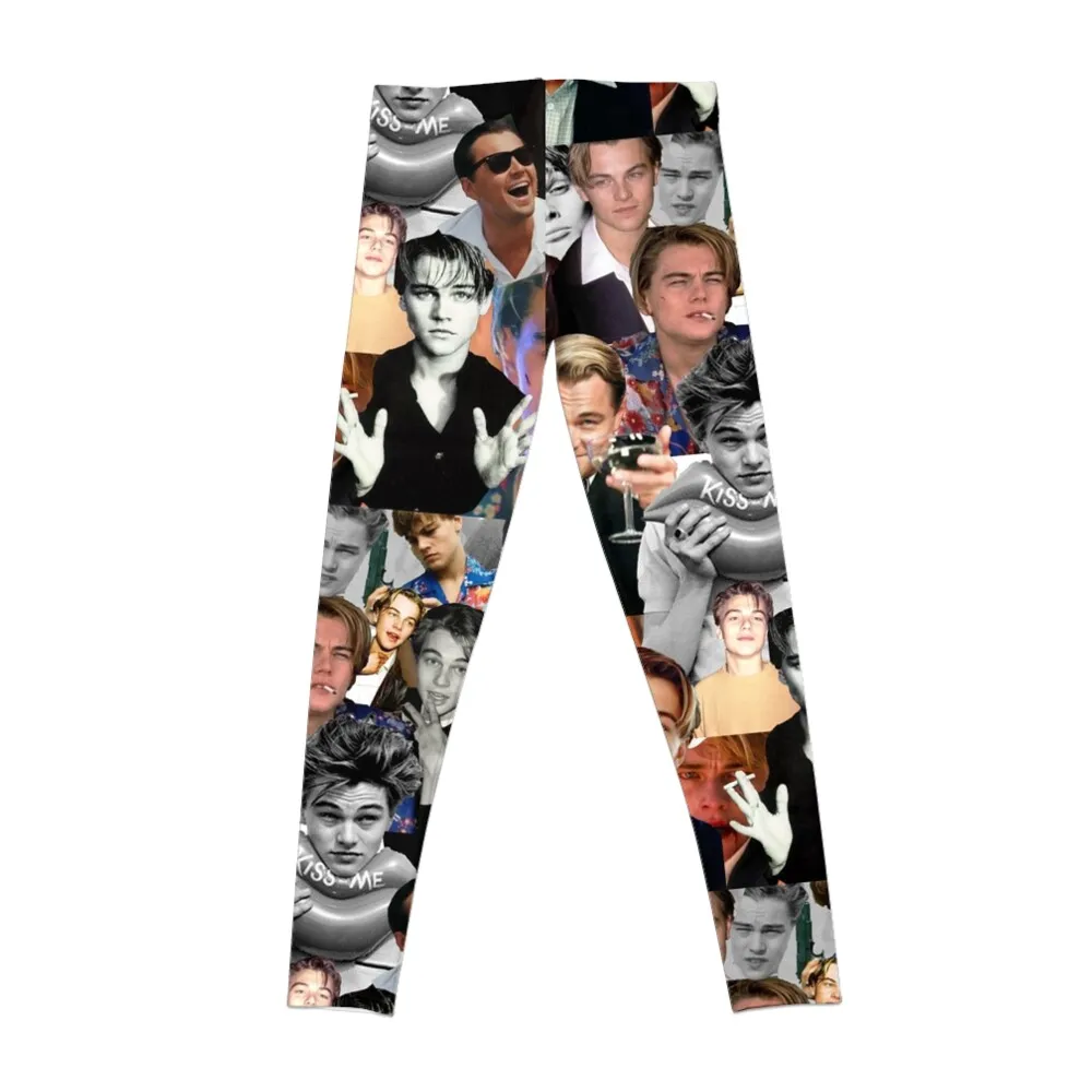 Leonardo Dicaprio Collage Leggings Yoga wear Sportswear leggings woman