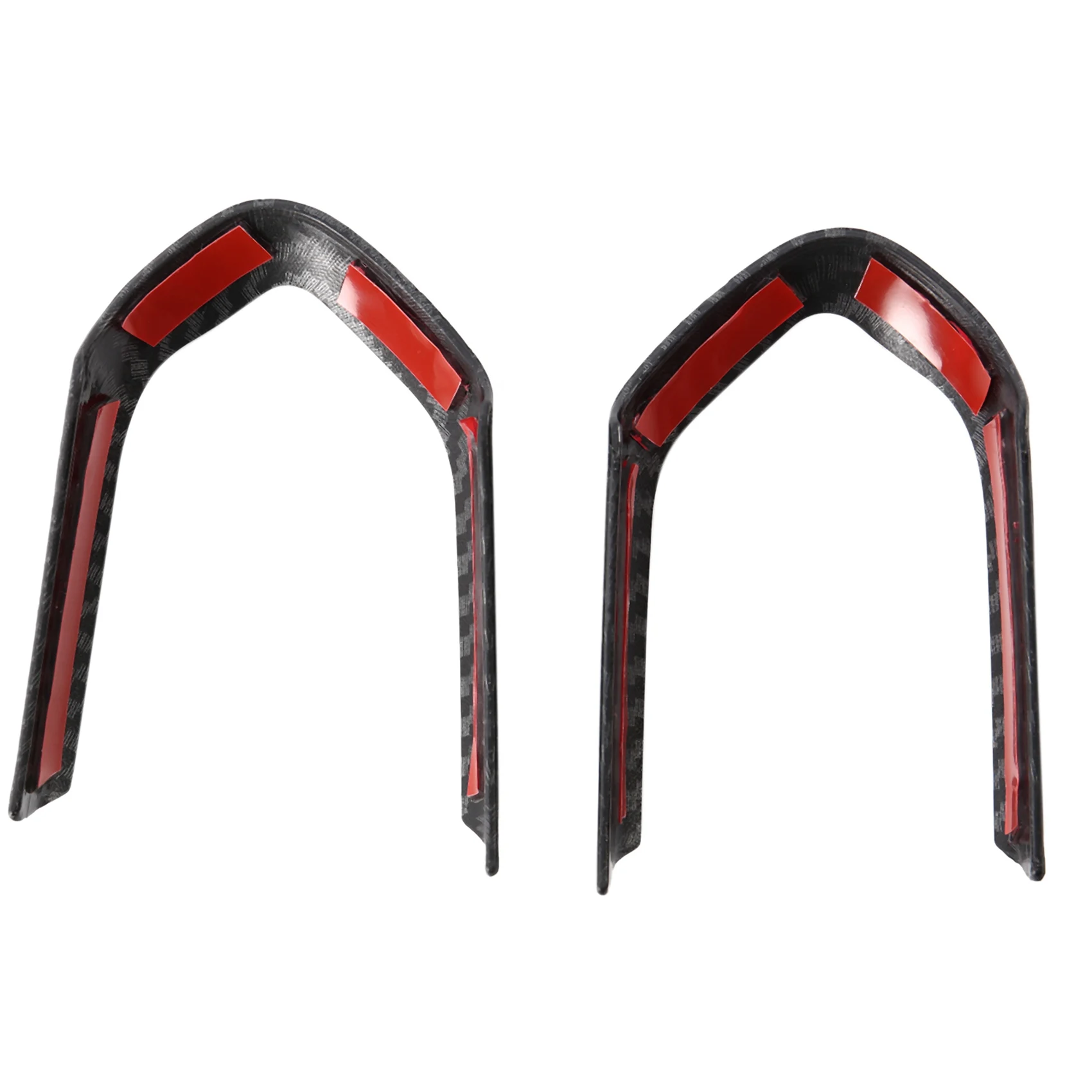 A76T-Car Steering Wheel Decoration Frame Accessories Cover Trim Carbon Fiber Style For BMW F20 F22 F21 F30 F32 X5 F15 X6 F16 M-S