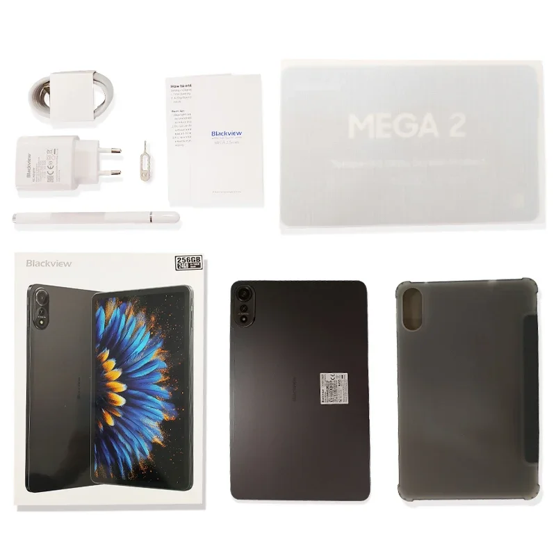 Blackview MEGA 2 Tablets 12 inch 2K Display Widevine L1 Android 15  24GB(8+16) 256GB 9000mAh AI Main Camera Pad PC