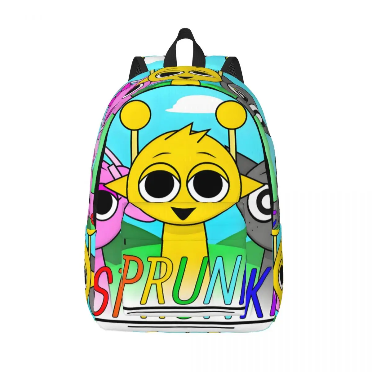 

Пользовательские Sprunkis мультфильм путешествия холст рюкзак для женщин и мужчин школьный ноутбук Bookbag студенческий рюкзак сумки