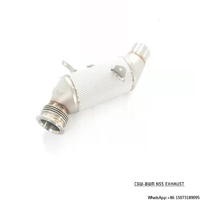 

Racing Downpipe Catless Exhaust Muffler Intake and Exhaust Valves Auto Parts for N55 3.0T Header