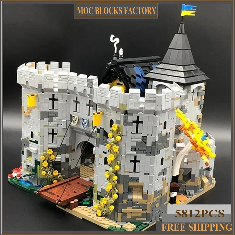 

Конструктор Moc в виде замка, Модульные строительные блоки черной крепости Сокола, Анно, подарки, рождественские игрушки, Наборы «сделай сам» в сборе