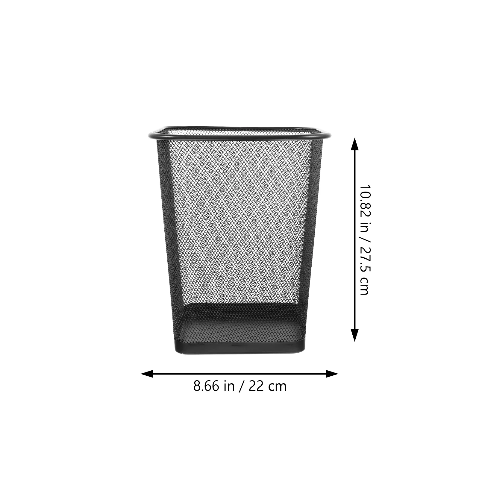 Trash Can Garbage Bin Mesh Waste Office Trash Can Container Wire Metal WasteOffice Trash Can Office Paper Kitchen Recycling