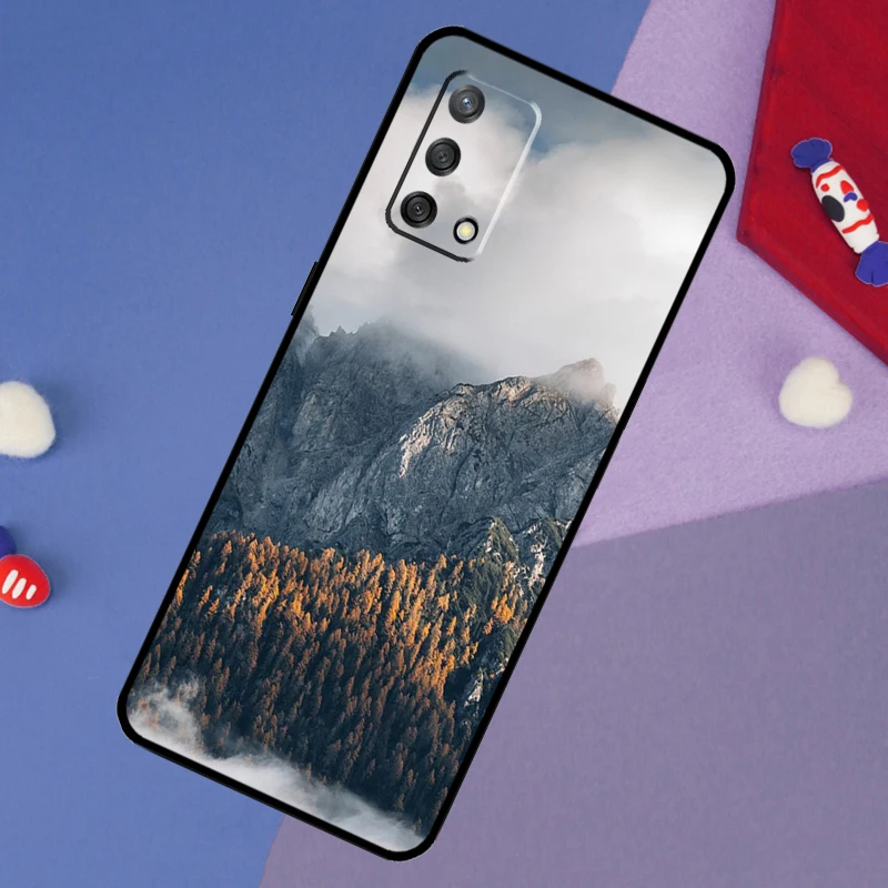 حافظة طبيعة الغابات الجبلية الجميلة لهاتف اوبو A60 A80 A40 A6 A5 Pro A15 A16 A17 A57 A94 A74 A54 A76 A96 A18 A38 A58 A78 A98 #2