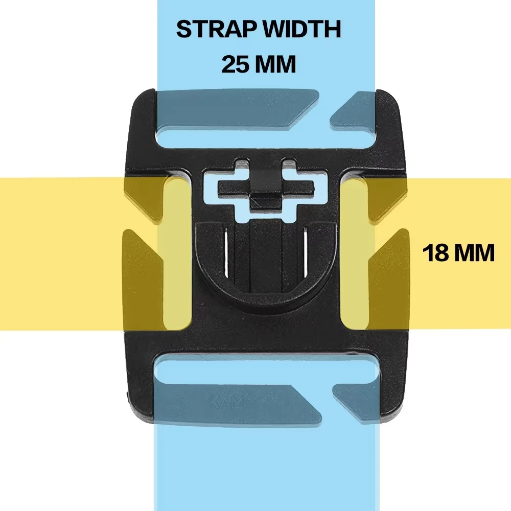 4Pcs 360 Rotation D-Ring Clips Tactical Bag Accessories for MOLLE Webbing Attachment Backpacks D-Ring Grimloc Locking D-Ring image 4