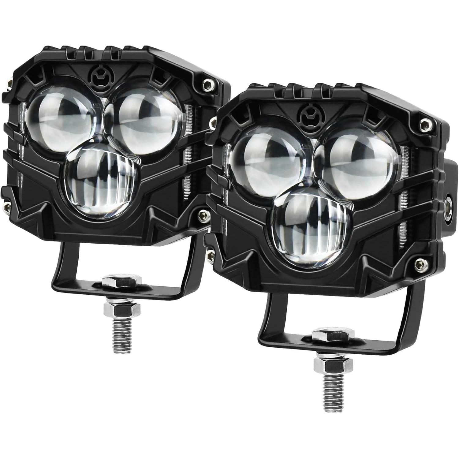 3 Inch 40W Off Road Light Pods with Projector Spot Beam Ditch Light LED Cube Lights for Trucks ATV SUV UTV 4x4 Boat