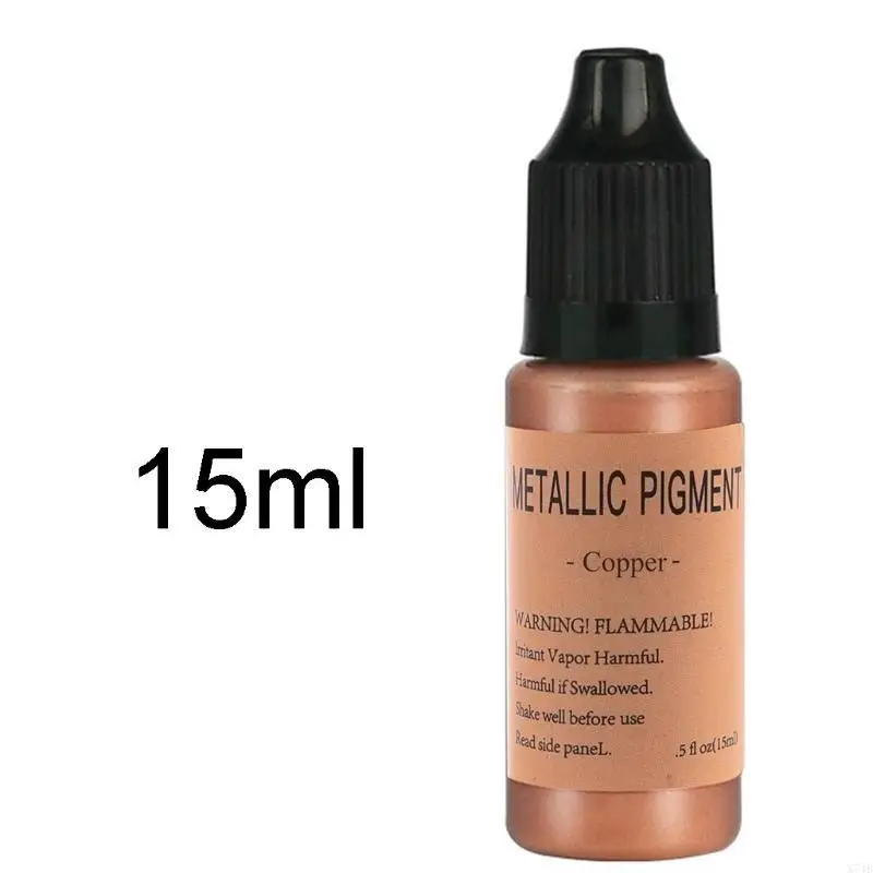 6 Metal Color Alcohol-Based Inks for Epoxy Resin Art Paint Color Dye - Image 6